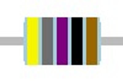 METAL FILM RESISTOR 0,6W: 487ohm