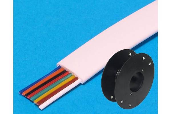 Modular Cable Compression MODULAR CABLE 8-POLE WHITE 1m roll - Partco.shop