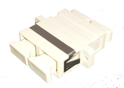 SC -Duplex Adapter, beige and cap beige MM SC -Duplex Adapter, beige and cap beige MM