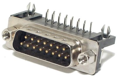 D15 CONNECTOR MALE ANGLE PCB D15 CONNECTOR MALE ANGLE PCB