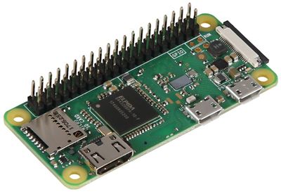 RASPBERRY PI ZERO W, PIN HEADER SOLDERED