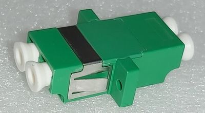 LC Duplex Adapter SM/APC Green Zr sleeve