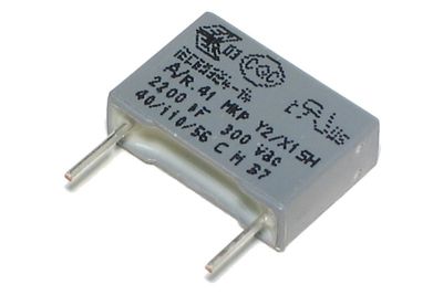 FILTER CAPACITOR 2,2nF 275V~Y2/X1 R10 FILTER CAPACITOR 2,2nF 275V~Y2/X1 R10