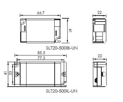 LED power supply 20W 2-42VDC 150-500mA