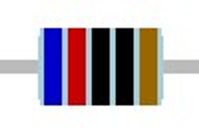 METAL FILM RESISTOR 0,6W: 620ohm