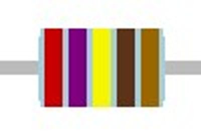 METAL FILM RESISTOR 0,4W: 2,74kohm