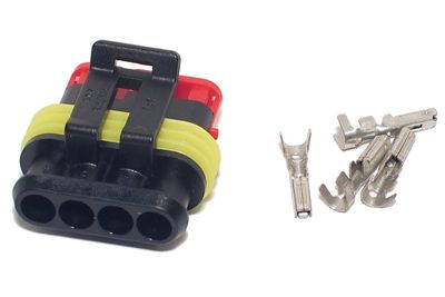 AMP SuperSeal CONNECTOR SOCKET 4-POLE