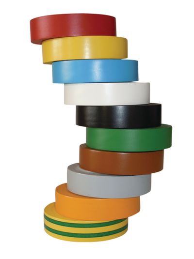 PVC PLASTIC TAPES ASSORTMENT10x 15mm 10m per roll