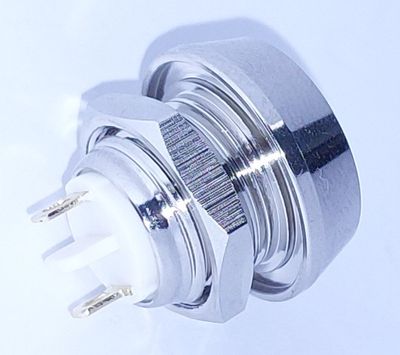 Closing pushbutton switch IP65 2A 36VDC domed cap