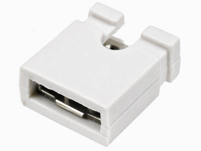 PCB JUMPER R2,54 WHITE