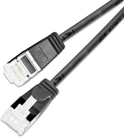 CAT6A 10G LIGHTPATCH U/FTP 2,0m black