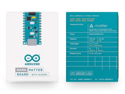 Arduino Nano Matter with headers (ABX00137)