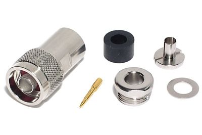 N CONNECTOR MALE SOLDERABLE FOR AIRCELL7 CABLE N CONNECTOR MALE SOLDERABLE FOR AIRCELL7 CABLE