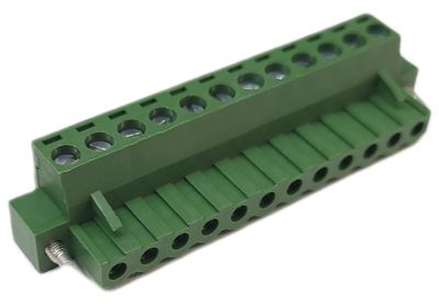 TERMINAL BLOCK 12x R5,08 for wire + fixing screws