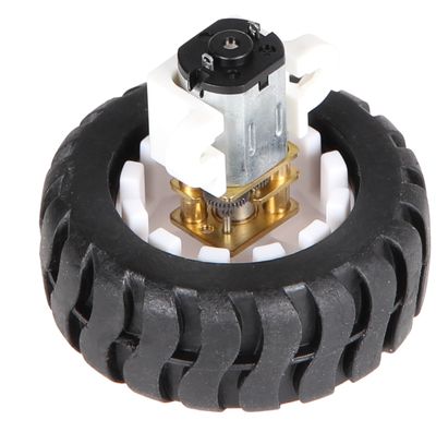 MICRO METAL GEAR MOTOR WITH WHEEL 6V 300RPM