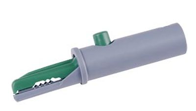 4mm CROCODILE CLIP GREEN