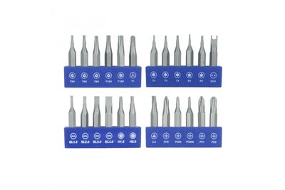 Electric screwdriver, 28 pieces