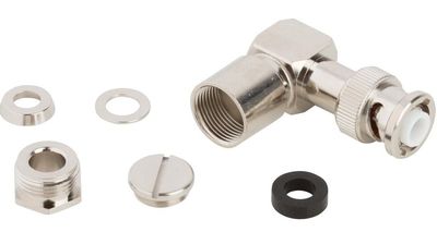 MHV CONNECTOR MALE ANGLE for RG59 RG62