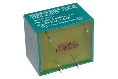 PCB TRANSFORMER 2,0VA 1x 9V