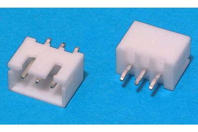 JST XH-CONNECTOR 3-POLE HEADER VERTICAL JST XH-CONNECTOR 3-POLE HEADER VERTICAL