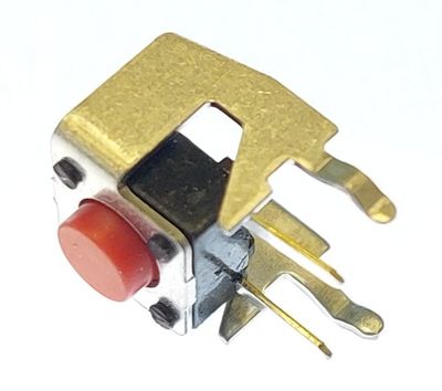 TACTILE SWITCH N.O. ANGLE RED KNOB 0,5mm