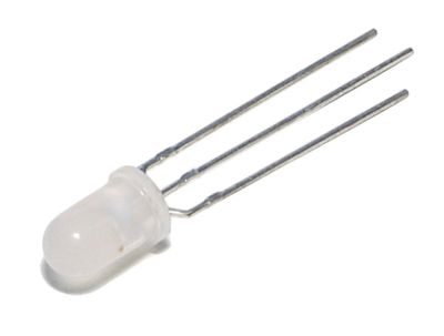 2-COLOR LED 5mm RED/GREEN 3-PIN (CC)