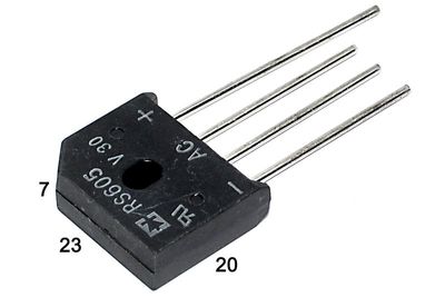 DIODE BRIDGE 6A 600V DIODE BRIDGE 6A 600V