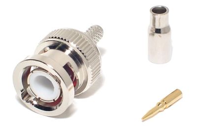 BNC CONNECTOR MALE CRIMP RG174 BNC CONNECTOR MALE CRIMP RG174