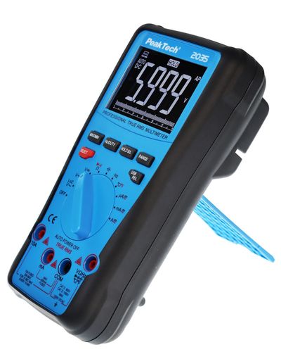 PeakTech 2035 DMM TRMS 1000V 10A 6000C +USB