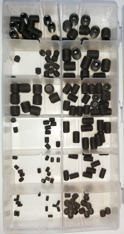 LOCK SCREW ASSORTMENT 160pcs