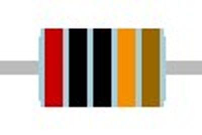 METAL FILM RESISTOR 0,6W: 200kohm