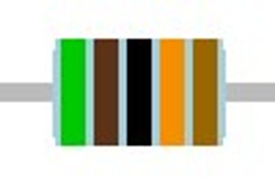 METAL FILM RESISTOR 0,6W: 510kohm