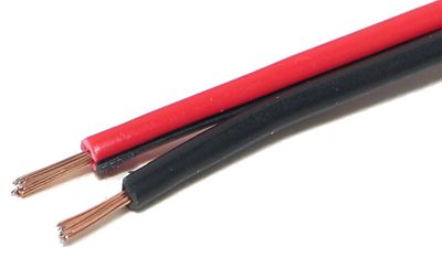 SPEAKER CABLE 2x 0,50mm2 RED/BLACK (OFC)