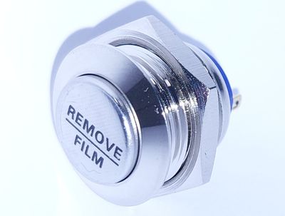 Normally open (closing) vandal-proof pushbutton switch 2A 36VDC (ON)/OFF IP65