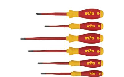 Wiha 1000V INSULATED SCREWDRIVER SET slimFix SoftFinish