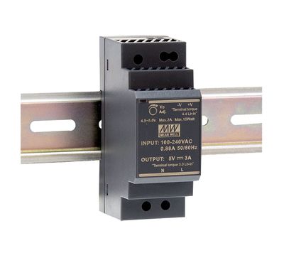 DIN-RAIL SMPS 15W 5VDC 3A
