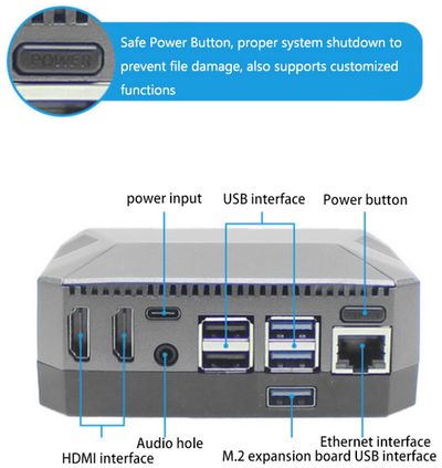 Argon ONE M.2 Case for Raspberry Pi 4