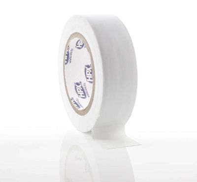 PVC PLASTIC TAPE WHITE 15mm 10m