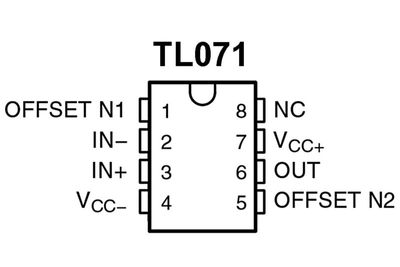 INTEGRATED CIRCUIT OPAMP TL071 SO8