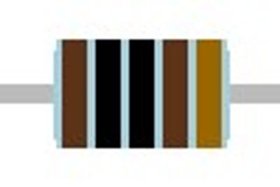 METAL FILM RESISTOR 0,6W: 1,0kohm