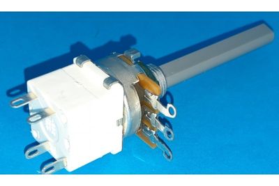 POTENTIOMETER with SWITCH MONO 6,3mm 0,4W LIN 4,7kohm POTENTIOMETER with SWITCH MONO 6,3mm 0,4W LIN 4,7kohm