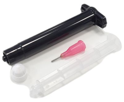 Dispensing syringe with 0,61mm needle