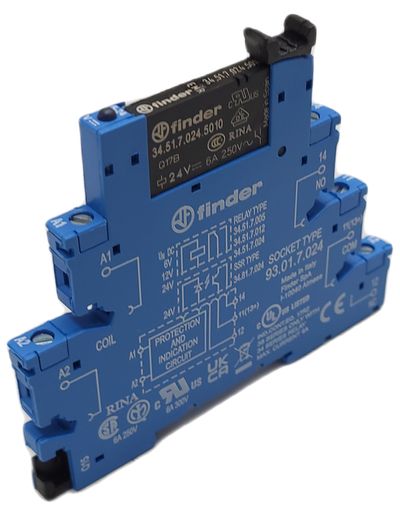 Relay interface module 6A 24V