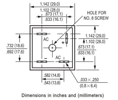DIODE BRIDGE 35A 1000V