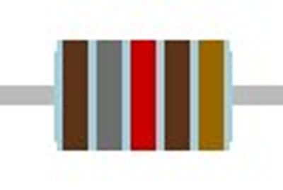 METAL FILM RESISTOR 0,6W: 1,82kohm