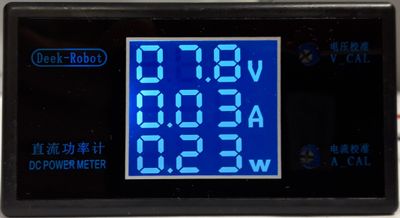 PANEL VOLTAGE/CURRENT METER 0-50V 0-5A 0-250W