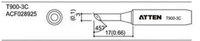 ATTEN T900-3C SOLDERING TIP 3mm