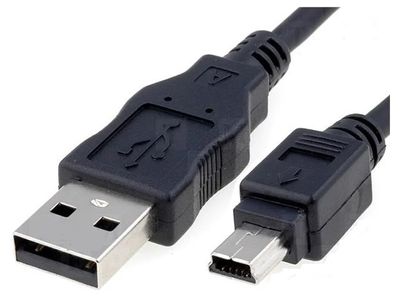 USB-2.0 CABLE A-MALE / Mini-B 5-PIN 15cm