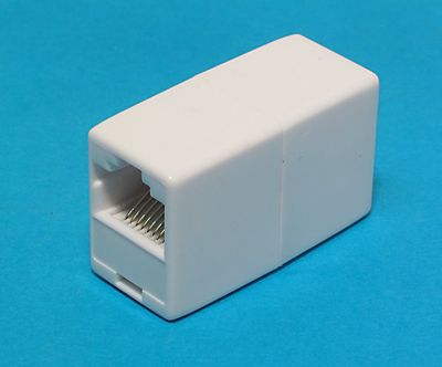 RJ45-COUPLER WHITE