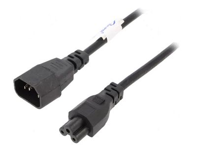 POWER CORD C14 MALE / C5 FEMALE POWER CORD C14 MALE / C5 FEMALE